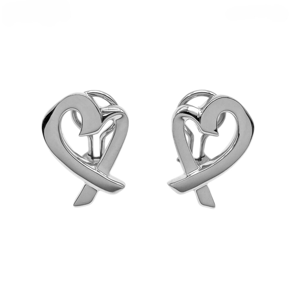 TIFFANY & CO. Silver Heart Earrings